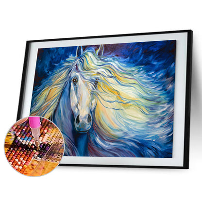 Flowing Horse - Full Round Drill Diamond Painting 40*30CM