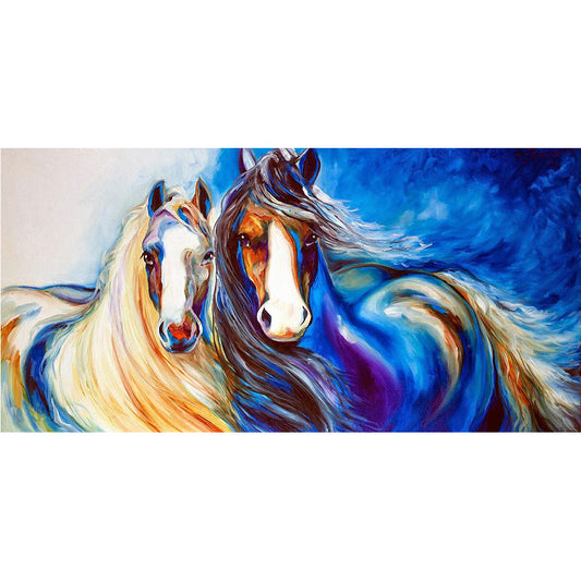 Horse - Full Round Drill Diamond Painting 60*30CM