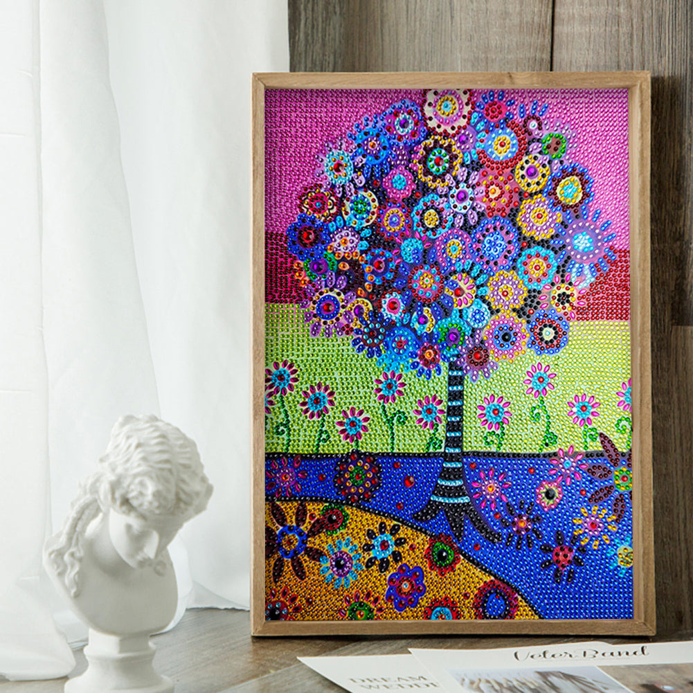 Trees - Special Shaped Drill Diamond Painting 30*40CM