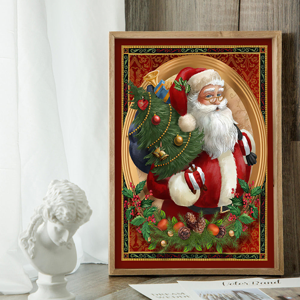 Christmas - Full Round Drill Diamond Painting 30*40CM