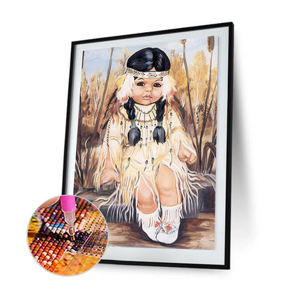 Girl - Full Square Drill Diamond Painting 40*50CM