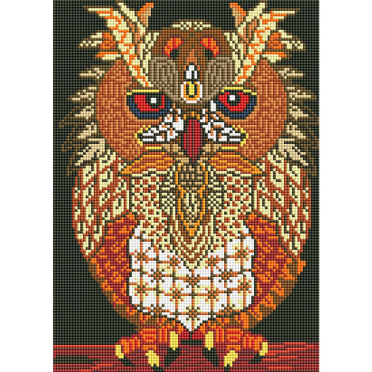 Owl - Full Square Drill Diamond Painting 30*40CM