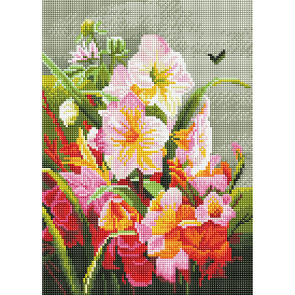 Flower Bunch - Full Square Drill Diamond Painting 30*40CM