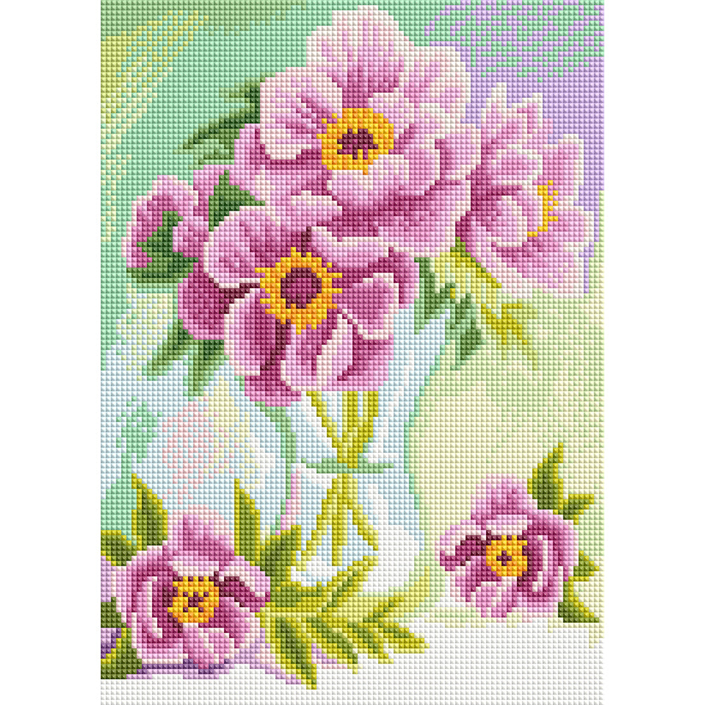 Flower Bunch - Full Square Drill Diamond Painting 30*40CM