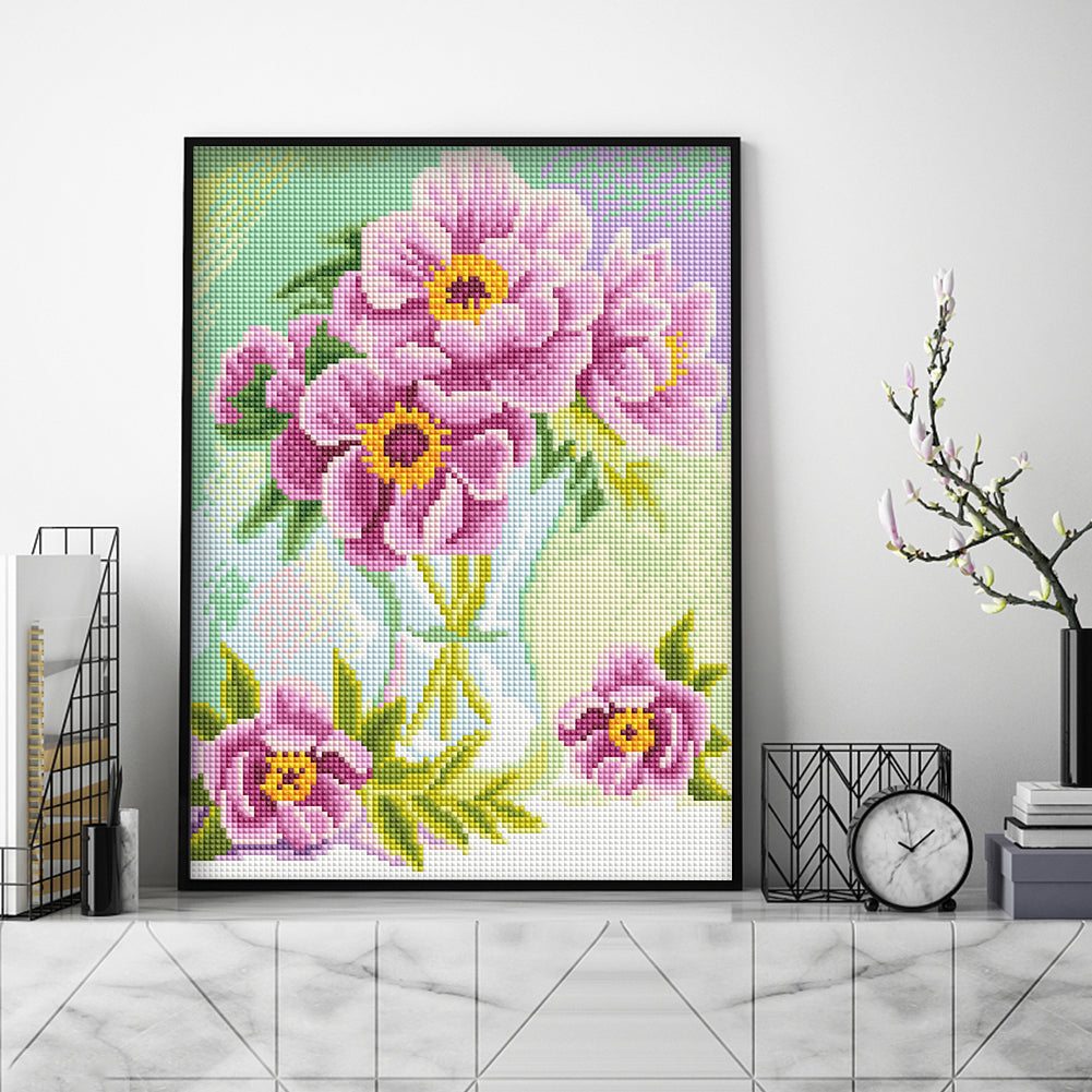 Flower Bunch - Full Square Drill Diamond Painting 30*40CM