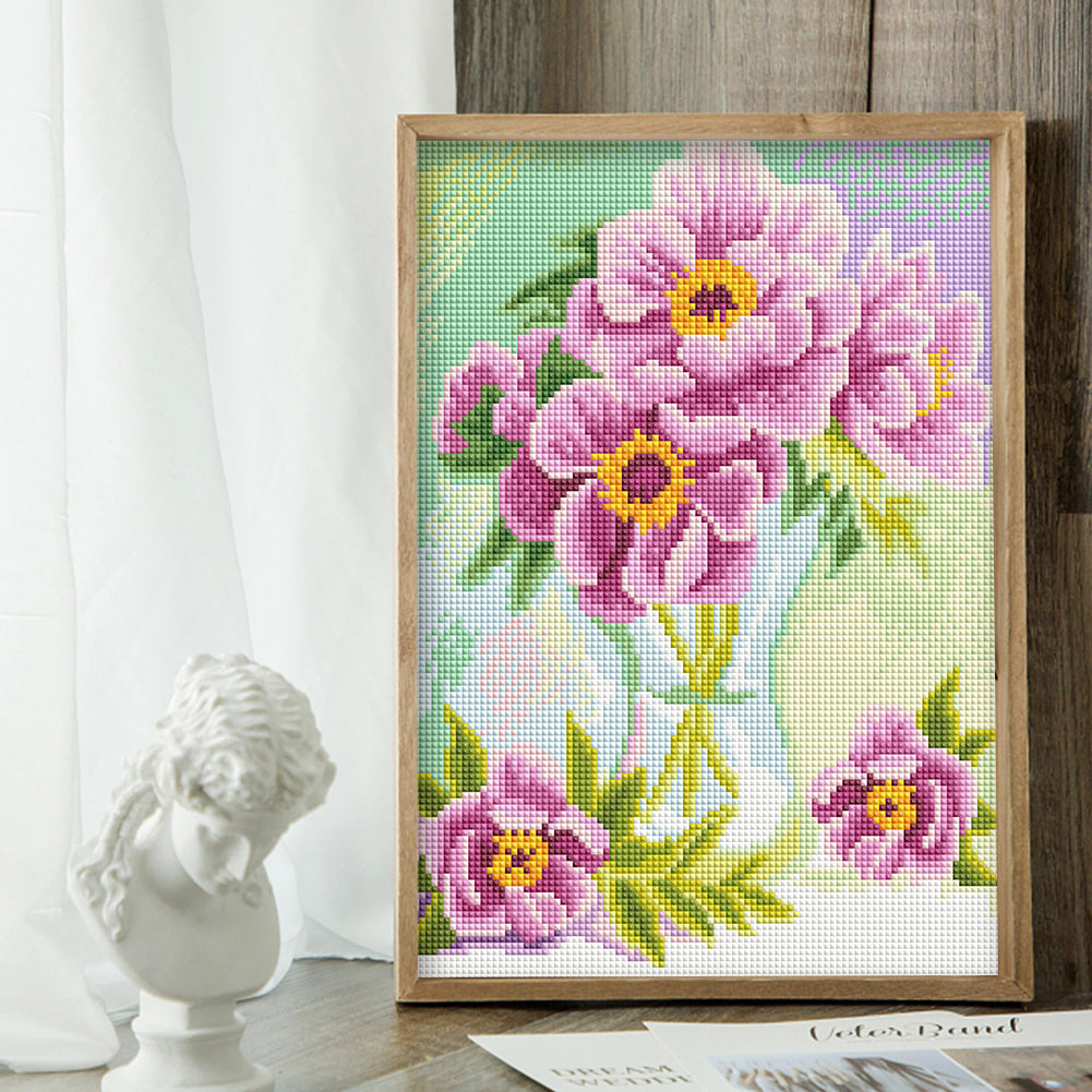 Flower Bunch - Full Square Drill Diamond Painting 30*40CM