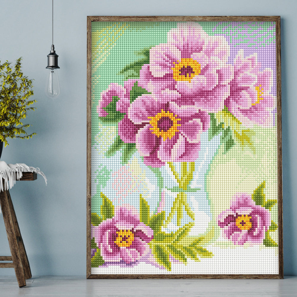 Flower Bunch - Full Square Drill Diamond Painting 30*40CM