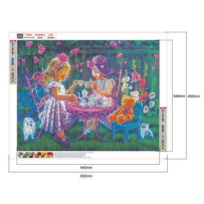 Sisters - Full Round Drill Diamond Painting 50*40CM