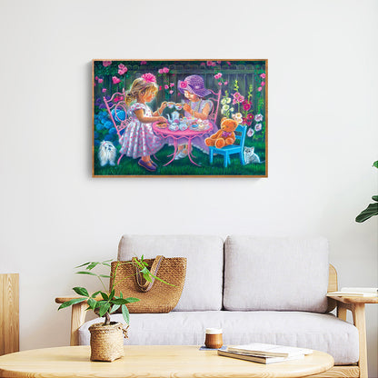 Sisters - Full Round Drill Diamond Painting 50*40CM