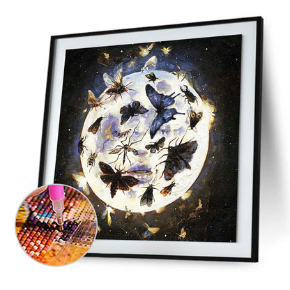 Butterfly Planet - Full Round Drill Diamond Painting 30*30CM