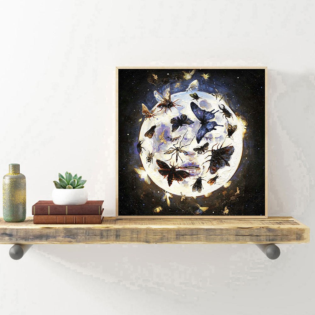 Butterfly Planet - Full Round Drill Diamond Painting 30*30CM