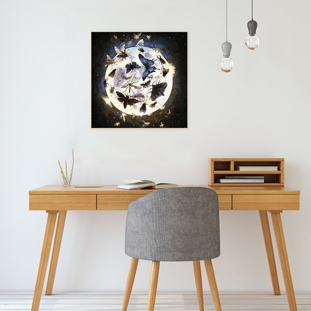 Butterfly Planet - Full Round Drill Diamond Painting 30*30CM