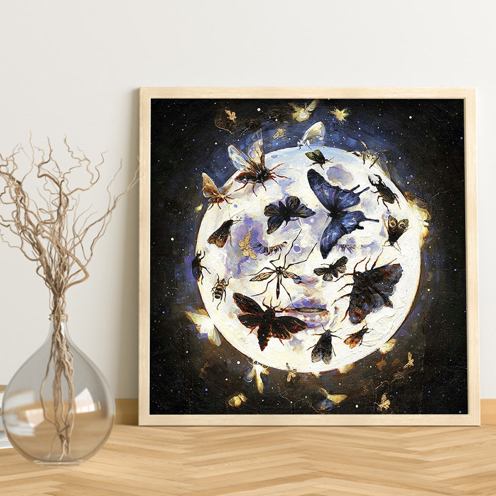 Butterfly Planet - Full Round Drill Diamond Painting 30*30CM
