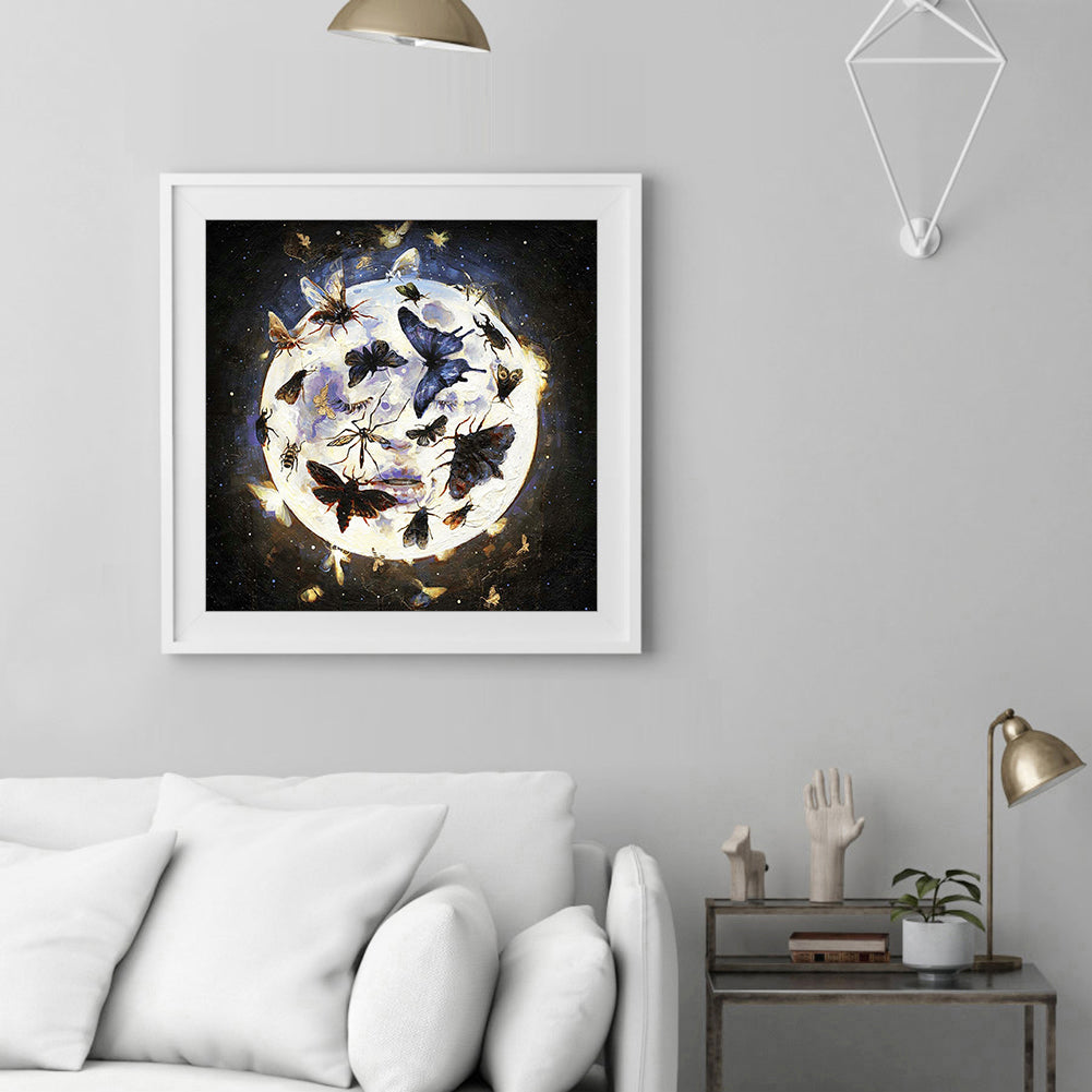 Butterfly Planet - Full Round Drill Diamond Painting 30*30CM