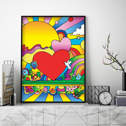Heart - Full Round Drill Diamond Painting 30*40CM