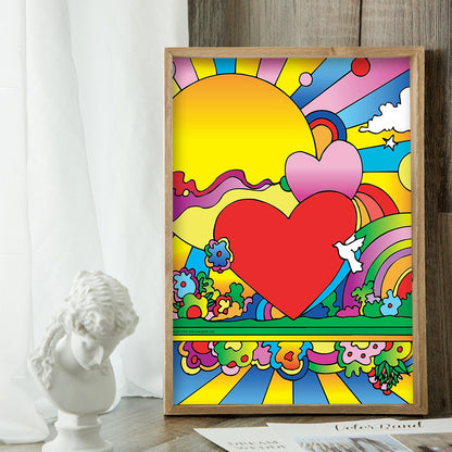 Heart - Full Round Drill Diamond Painting 30*40CM