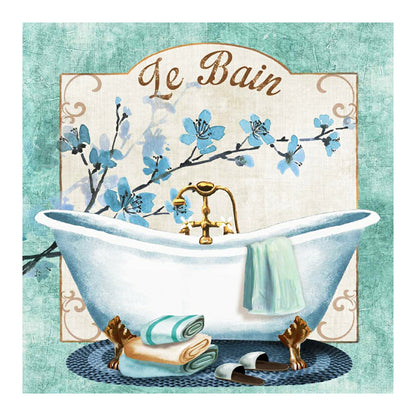 Classical Bathtub - Full Round Drill Diamond Painting 30*30CM