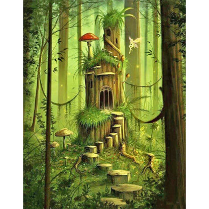 Forest Park - Full Round Drill Diamond Painting 30*40CM