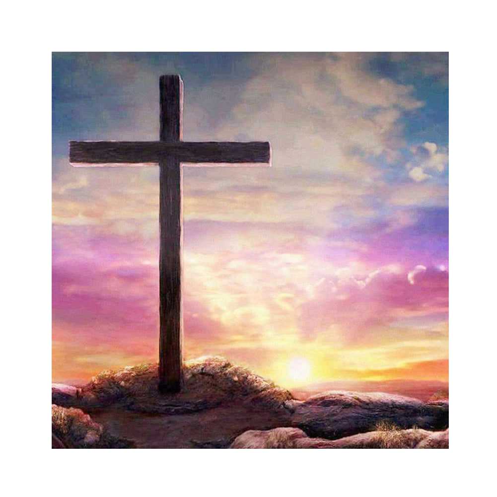 Color Cross - Full Round Drill Diamond Painting 30*30CM