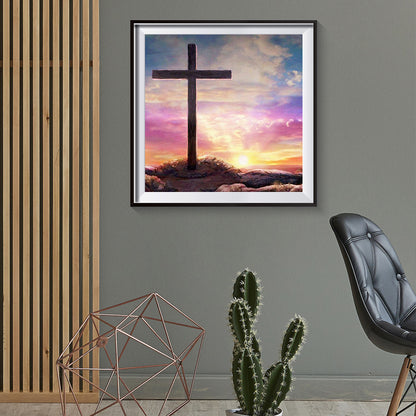 Color Cross - Full Round Drill Diamond Painting 30*30CM