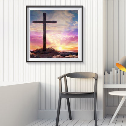 Color Cross - Full Round Drill Diamond Painting 30*30CM