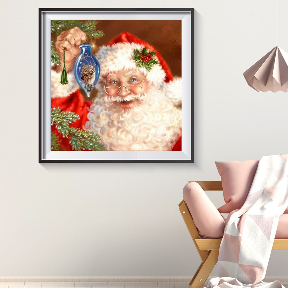 Santa Claus - Full Round Drill Diamond Painting 30*30CM