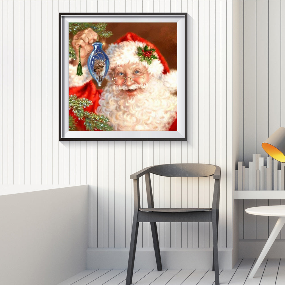 Santa Claus - Full Round Drill Diamond Painting 30*30CM