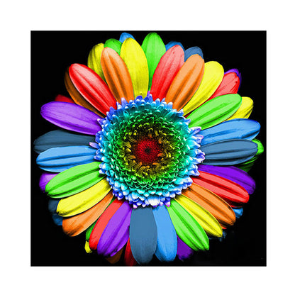 Multi Color Flower - Full Round Drill Diamond Painting 30*30CM