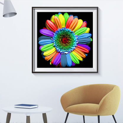 Multi Color Flower - Full Round Drill Diamond Painting 30*30CM