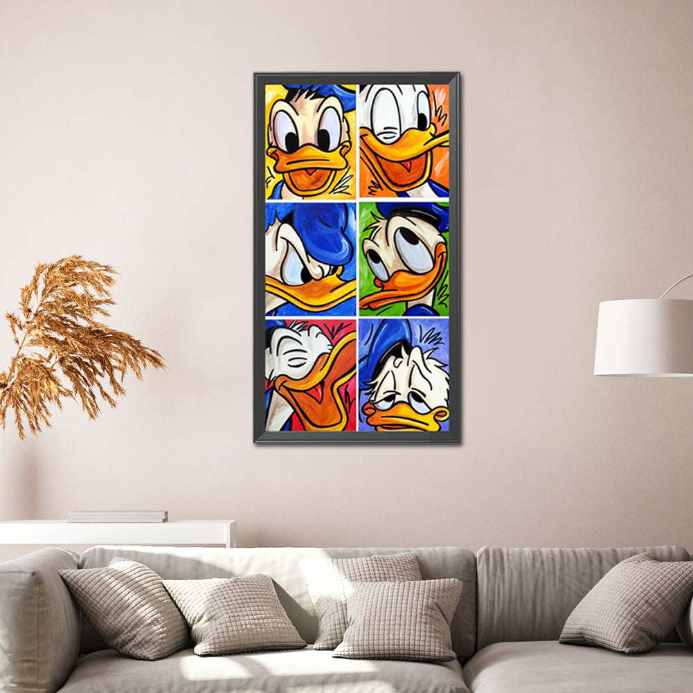 Cartoon Duck - Full Round Drill Diamond Painting 30*50CM