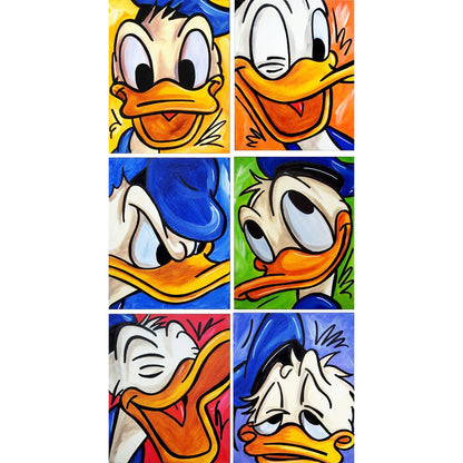 Cartoon Duck - Full Round Drill Diamond Painting 30*50CM