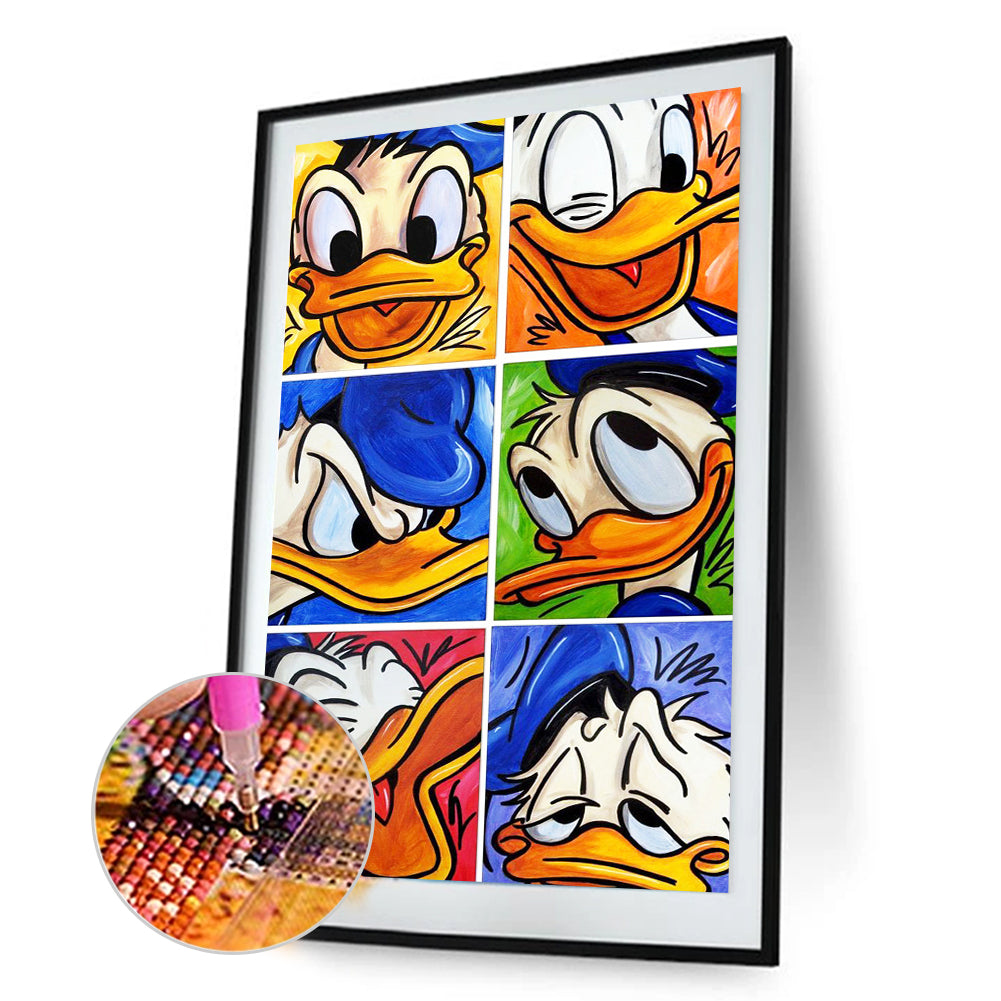 Cartoon Duck - Full Round Drill Diamond Painting 30*50CM