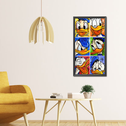 Cartoon Duck - Full Round Drill Diamond Painting 30*50CM