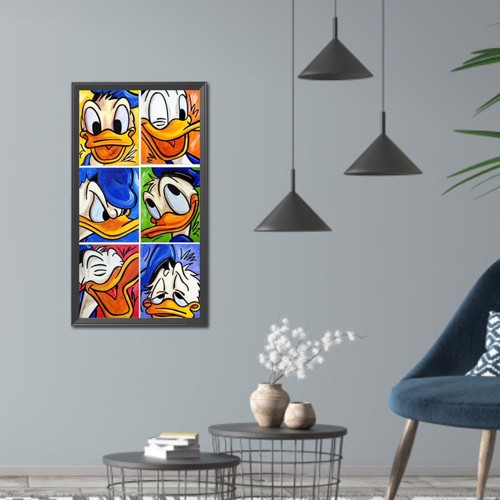 Cartoon Duck - Full Round Drill Diamond Painting 30*50CM