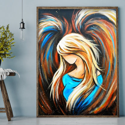 Heart Angel - Full Round Drill Diamond Painting 30*40CM