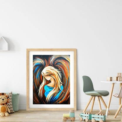 Heart Angel - Full Round Drill Diamond Painting 30*40CM