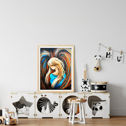 Heart Angel - Full Round Drill Diamond Painting 30*40CM