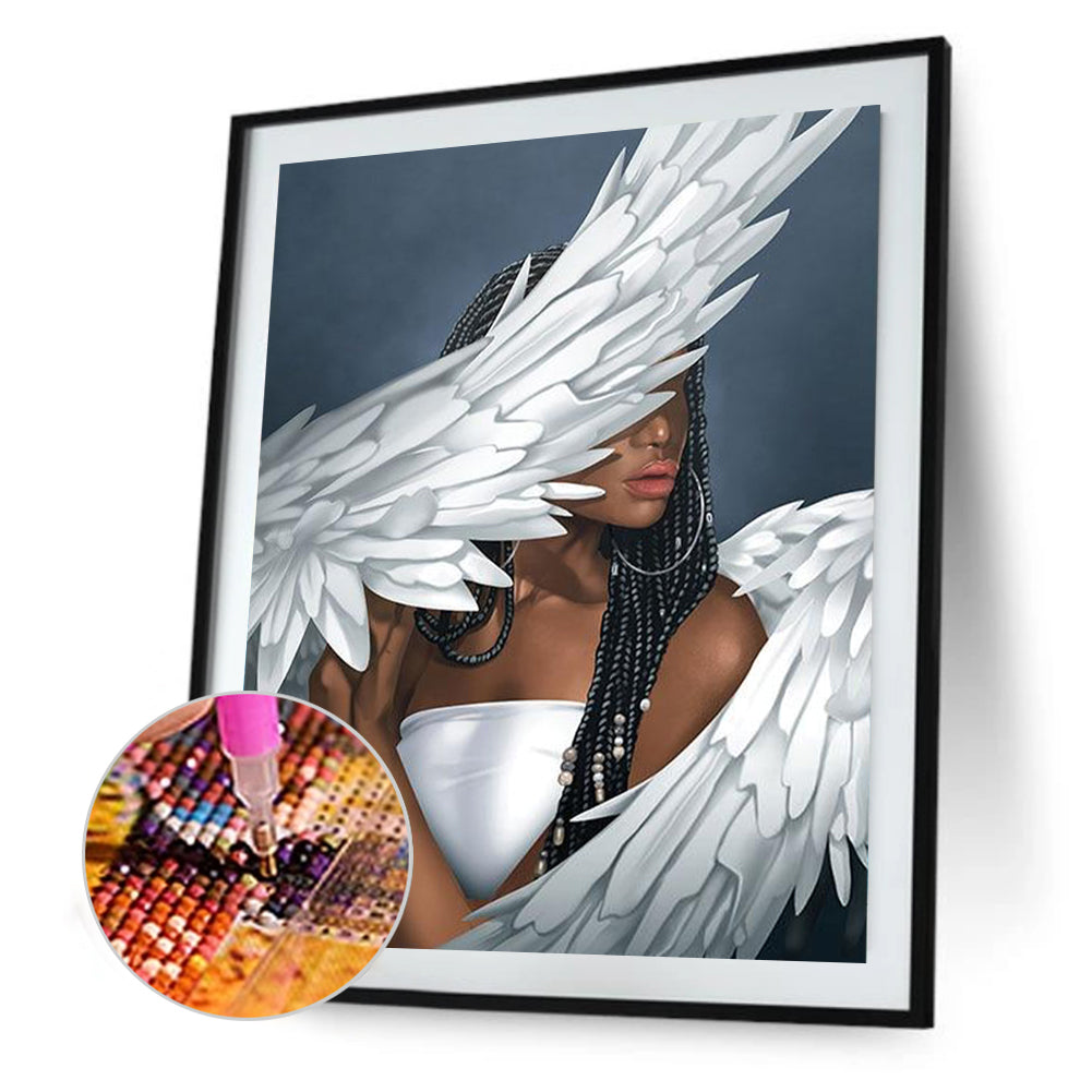 Angel Girl - Full Round Drill Diamond Painting 30*40CM