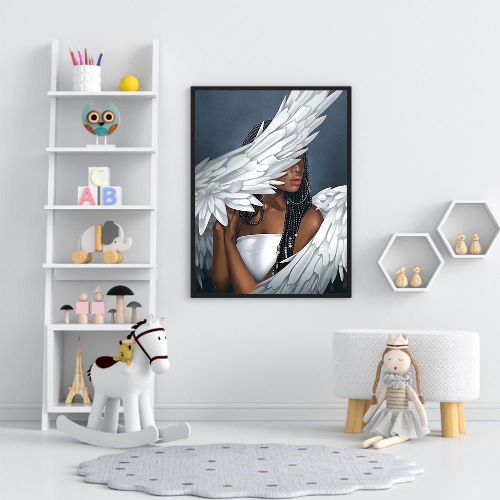 Angel Girl - Full Round Drill Diamond Painting 30*40CM