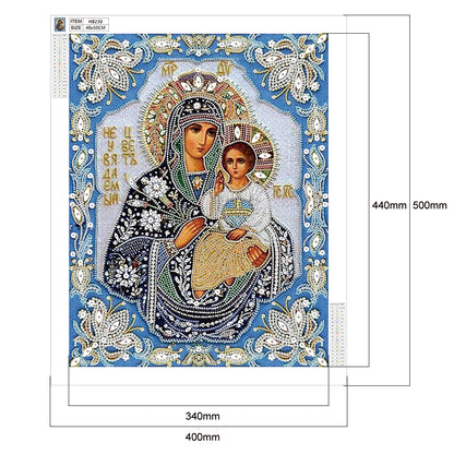 Virgin Mary - Special Shaped Drill Diamond Painting 40*50CM