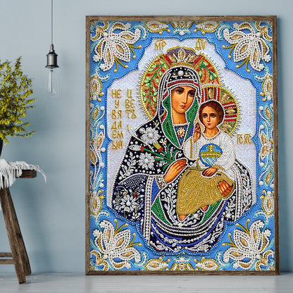 Virgin Mary - Special Shaped Drill Diamond Painting 40*50CM