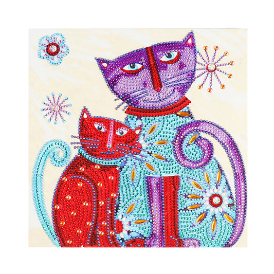 Color Cats - Full Round Drill Diamond Painting 30*30CM