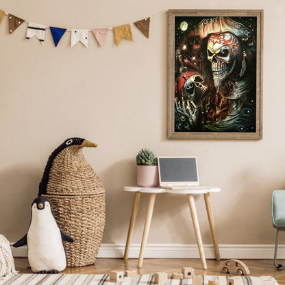 Skeleton Pirate - Full Round Drill Diamond Painting 30*40CM