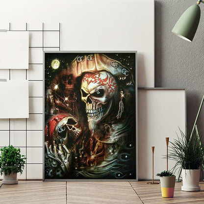 Skeleton Pirate - Full Round Drill Diamond Painting 30*40CM