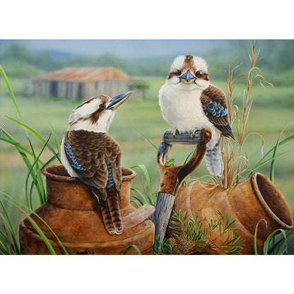 Bird - Full Round Drill Diamond Painting 40*30CM