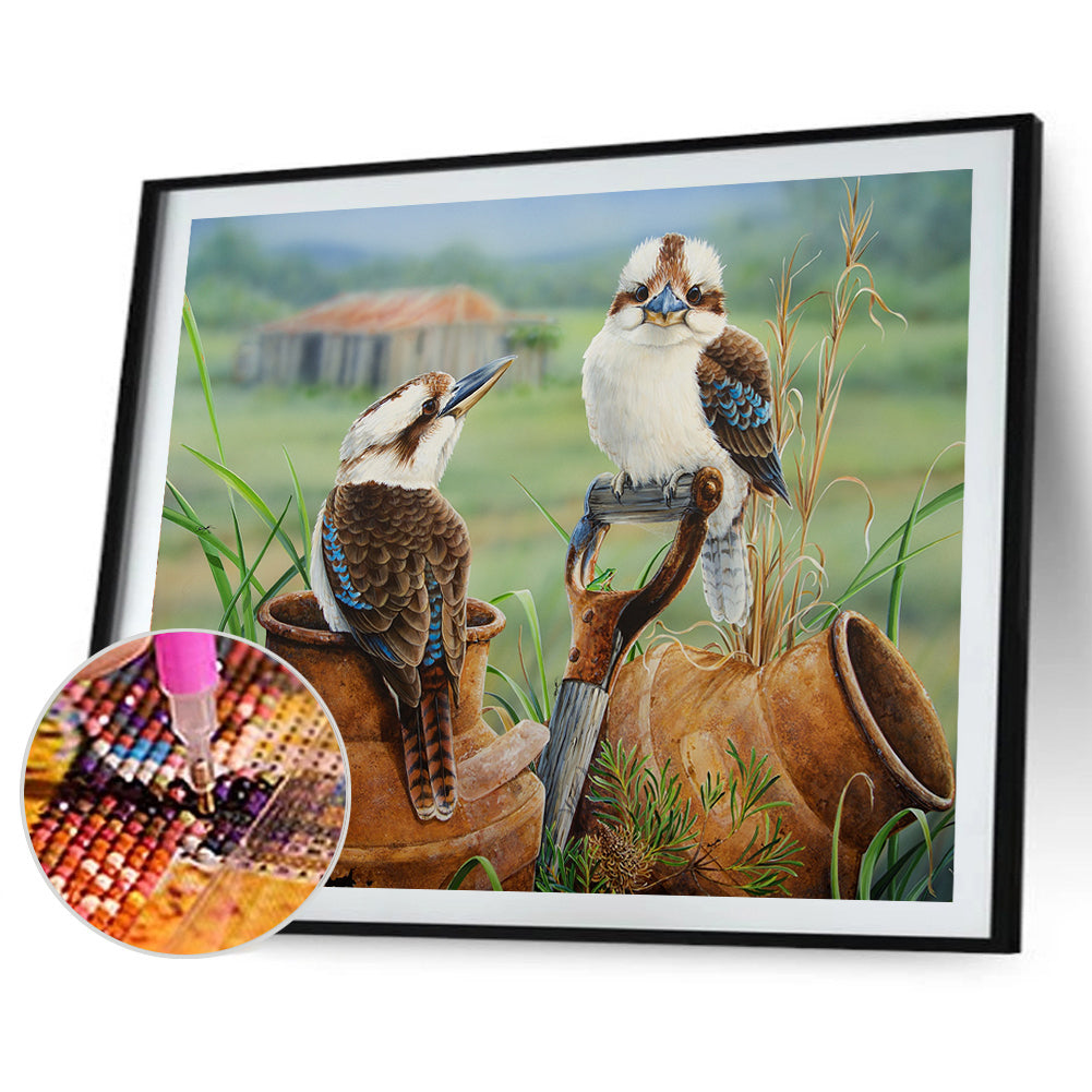 Bird - Full Round Drill Diamond Painting 40*30CM