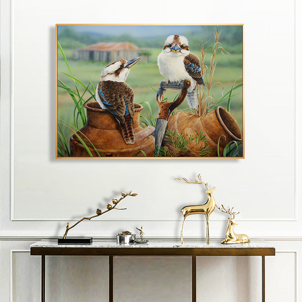 Bird - Full Round Drill Diamond Painting 40*30CM