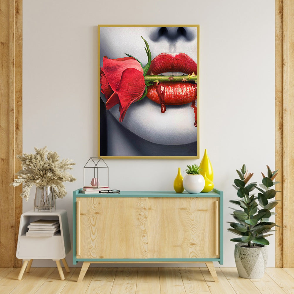 Rose - Full Round Drill Diamond Painting 30*40CM
