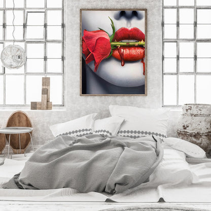 Rose - Full Round Drill Diamond Painting 30*40CM