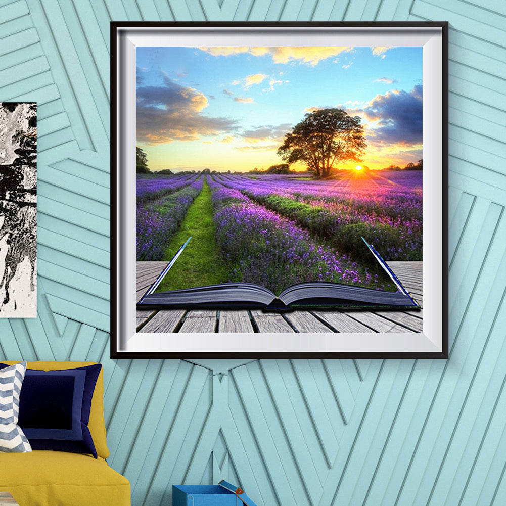 Flower Sea - Full Round Drill Diamond Painting 30*30CM